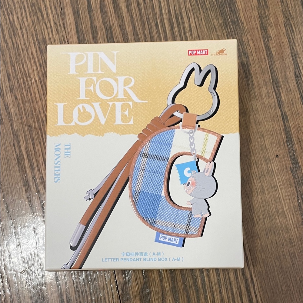 Pop Mart pendant letter